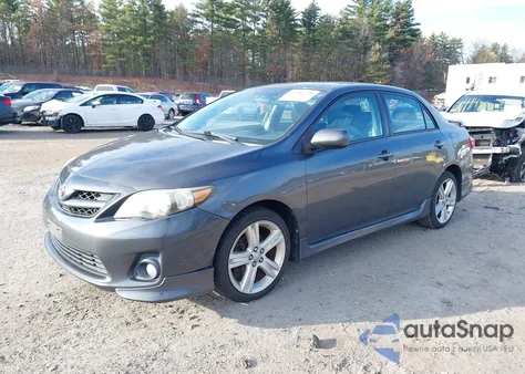 2013 Toyota Corolla S from USA, damaged, VIN 2T1BU4EE2DC982800